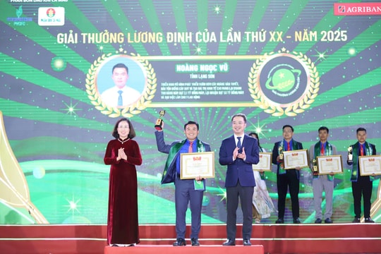 30 thanh niên nông thôn xuất sắc nhận Giải thưởng Lương Định Của năm 2025