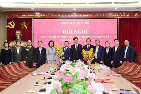 Hà Nội: Đồng chí Trần Thanh Hà và Thiếu tướng Nguyễn Thành Long nhận nhiệm vụ mới