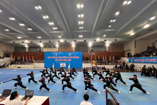 Hơn 1200 võ sư, võ sinh tranh tài tại Giải võ thuật cổ truyền Hà Nội mở rộng 2025