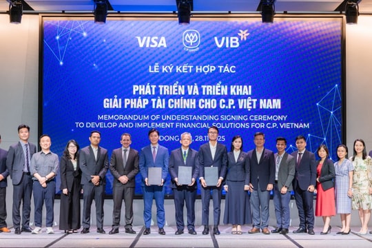 Visa, C.P. Việt Nam và VIB kí kết hợp tác chiến lược Góp phần thúc đẩy số hóa thanh toán B2B
