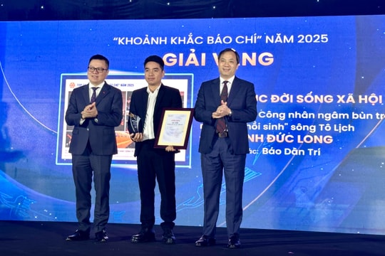 Lễ trao giải ảnh "Khoảnh khắc Báo chí" 2025