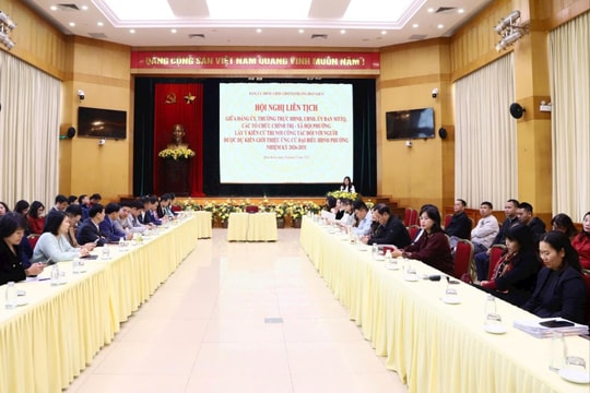 Lấy ý kiến cử tri với người ứng cử đại biểu HĐND phường Hoàn Kiếm