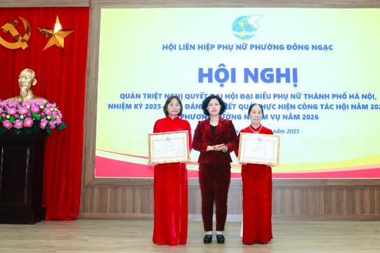 Phường Đông Ngạc: Nâng cao chất lượng hoạt động Hội Phụ nữ trong giai đoạn mới