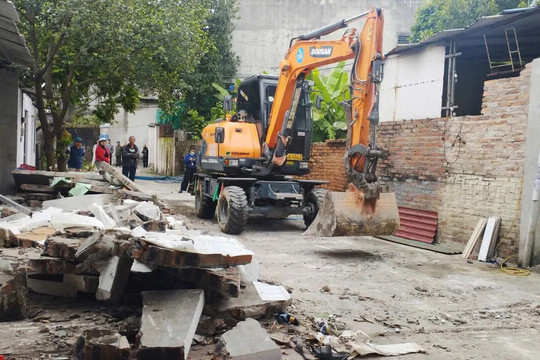 Xã Sóc Sơn: không có “vùng cấm” trong xử lý vi phạm đất đai, trật tự xây dựng