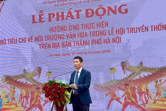 Hà Nội Chung tay xây dựng môi trường văn hóa trong lễ hội truyền thống