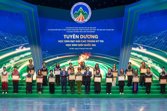 Tuyên dương 150 học sinh, sinh viên, thanh niên dân tộc thiểu số xuất sắc, tiêu biểu