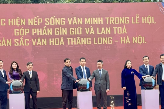 Hà Nội: Phát động thực hiện “Bộ tiêu chí về môi trường văn hóa trong lễ hội truyền thống”