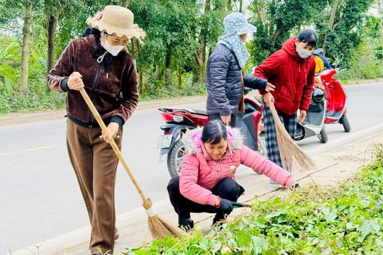 Nam Phù ra quân tổng vệ sinh môi trường, chào mừng năm mới 2026
