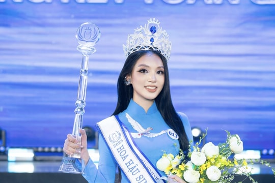 Nguyễn Phương Thanh đăng quang Hoa hậu Sinh viên Hoà bình Việt Nam 2025