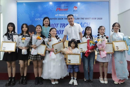 Lan tỏa hạt mầm yêu thương từ Cuộc thi Kể chuyện sách thiếu nhi lần 1 - 2025