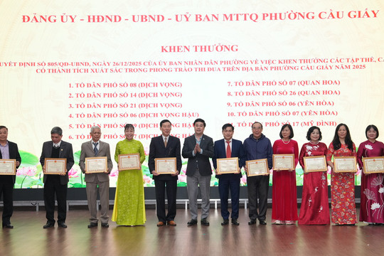 Cầu Giấy sẽ triển khai 3 mô hình trọng điểm năm 2026