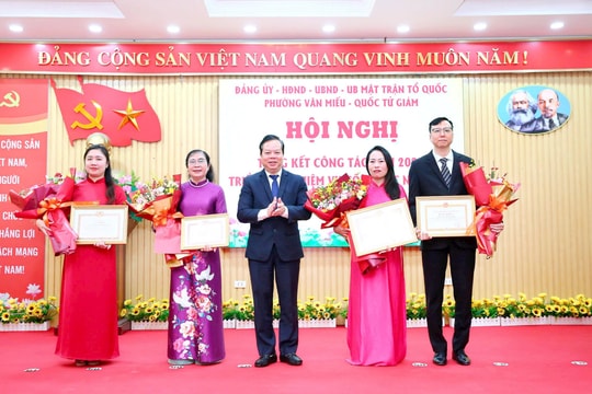 Phường Văn Miếu - Quốc Tử Giám hoàn thành xuất sắc 13 chỉ tiêu