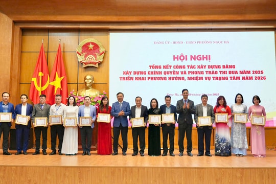 Phường Ngọc Hà: Ưu tiên xây dựng không gian, công trình công cộng