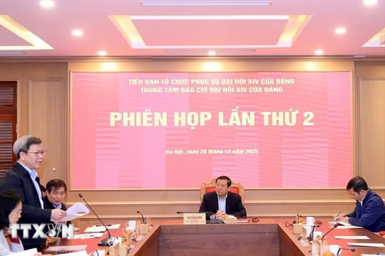 Khẩn trương triển khai nhiệm vụ của Trung tâm báo chí Đại hội XIV của Đảng