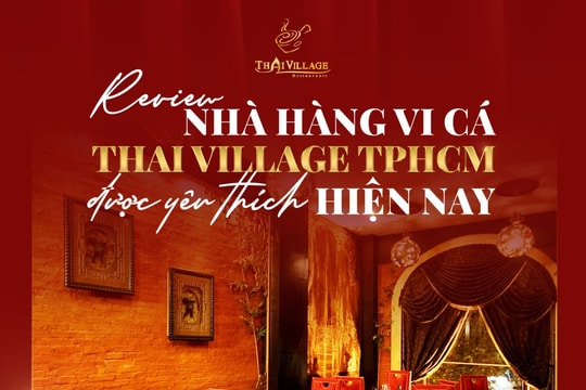 Review nhà hàng vi cá Thai Village TP HCM - Điểm đến ẩm thực cao cấp được thực khách yêu thích