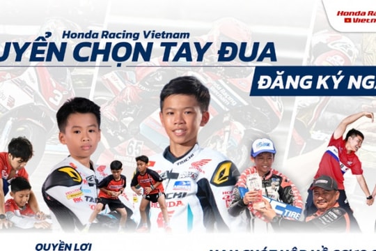 Honda Racing Vietnam khởi động hành trình “Tìm kiếm tài năng đua xe nhí"