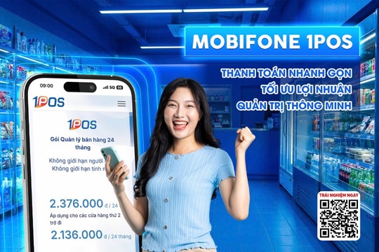 MobiFone 1POS - giải pháp quản lý bán hàng thông minh giúp SMEs bứt tốc trong kỷ nguyên số
