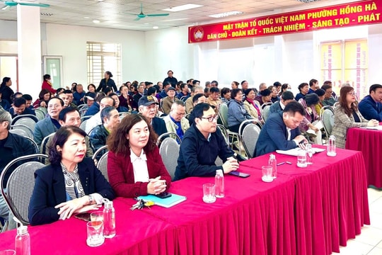Phường Hồng Hà tập huấn công tác bầu cử đại biểu Quốc hội khóa XVI và đại biểu Hội đồng nhân dân các cấp
