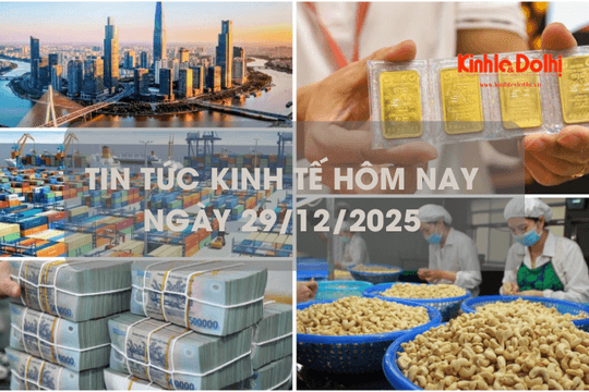 Tin tức kinh tế 29/12: xuất khẩu điều tiến sát mốc lịch sử 5 tỷ USD