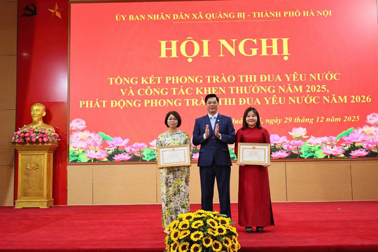 Xã Quảng Bị: Thi đua yêu nước tạo động lực phát triển kinh tế xã hội