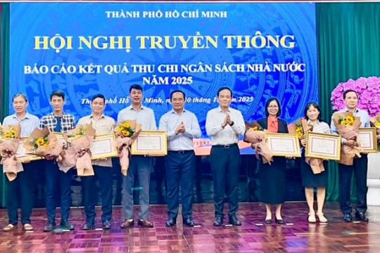 TP Hồ Chí Minh: Thu ngân sách năm 2025 đạt 785.000 tỷ đồng