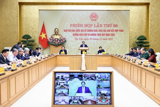 Thủ tướng Phạm Minh Chính: Quyết liệt xử lý dứt điểm các nhiệm vụ được giao trong chống khai thác IUU