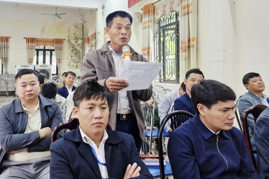 Tổ đại biểu số 23, HĐND thành phố Hà Nội tiếp xúc cử tri sau kỳ họp thứ 28