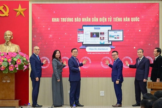 Khai trương Báo Nhân Dân điện tử tiếng Hàn Quốc