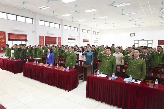 Công an xã Thường Tín triển khai nhiệm vụ công tác năm 2026
