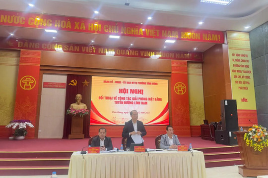 Phường Vĩnh Hưng đề xuất chính sách đặc thù gỡ vướng cho dự án đường Lĩnh Nam