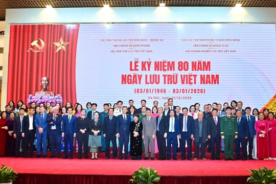Ngành Lưu trữ góp phần xây dựng “bộ nhớ của quốc gia”