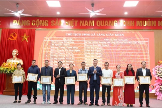 Mê Linh biểu dương tập thể, cá nhân tiêu biểu trong giải phóng mặt bằng Vành đai 4