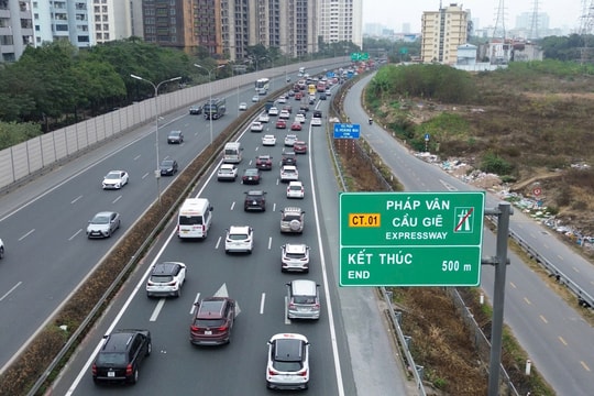 Từ 14h chiều nay 31-12 tổ chức lại giao thông nút giao đường Ngọc Hồi với cao tốc Pháp Vân - Cầu Giẽ