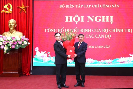 Đồng chí Dương Trung Ý giữ chức Tổng Biên tập Tạp chí Cộng sản