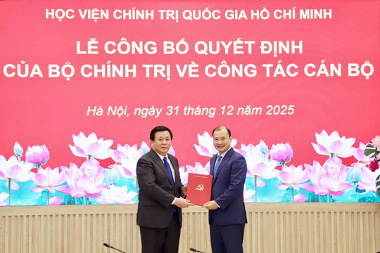 PGS.TS Lê Hải Bình giữ chức Phó Giám đốc Học viện Chính trị Quốc gia Hồ Chí Minh