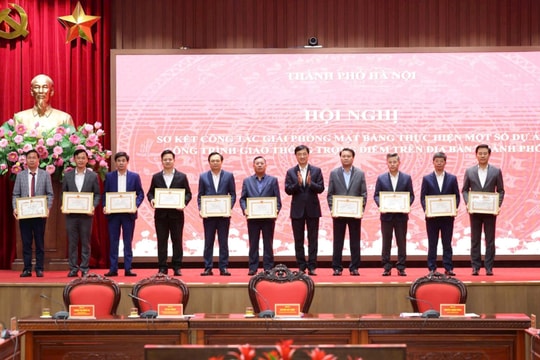 Hà Nội sơ kết công tác giải phóng mặt bằng các dự án giao thông trọng điểm