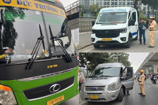 Hà Nội: Xử lý hơn 50 xe khách vi phạm trong ngày cuối năm 2025