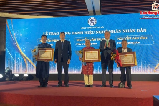 Vinh danh những người giữ hồn thủ công mỹ nghệ Hà Nội