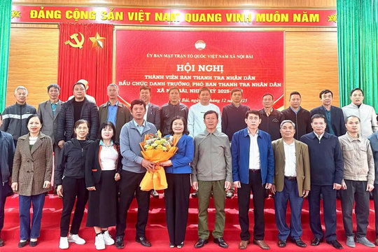 Bầu Trưởng, Phó Ban Thanh tra Nhân dân xã Nội Bài nhiệm kỳ 2025-2028
