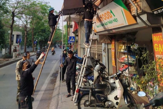 Phường Tương Mai giải quyết "điểm nghẽn" trật tự đô thị