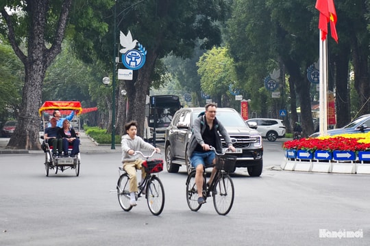 Hà Nội rực rỡ, bình yên trong Tết Dương lịch