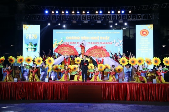 Đặc sắc Chương trình nghệ thuật chào mừng thành công Đại hội Công đoàn thành phố Hà Nội lần thứ XVIII