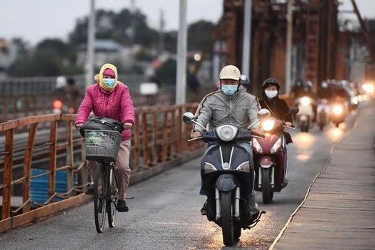 Thời tiết ngày đầu năm: Không khí lạnh tràn xuống, Bắc Bộ và Bắc Trung Bộ giảm nhiệt mạnh
