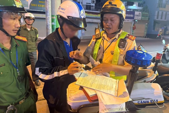 TP Hồ Chí Minh: Hơn 6.300 trường hợp vi phạm giao thông bị xử lý