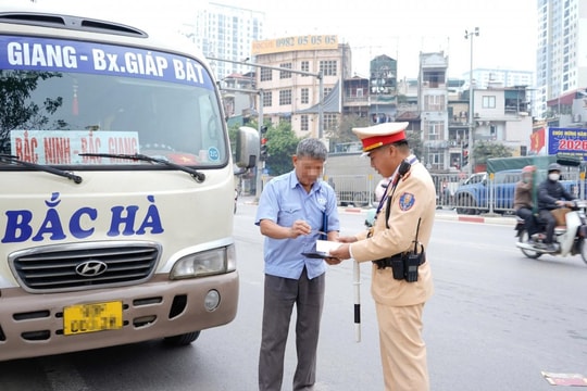 Ngày 3/1/2026: Xử lý hơn 11.500 trường hợp vi phạm giao thông, nồng độ cồn vẫn ở mức cao