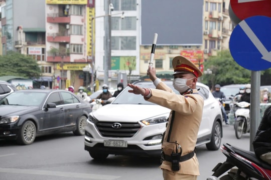 Hà Nội: Tạm cấm lưu thông khu vực quanh sân vận động Mỹ Đình