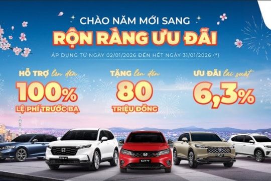 Honda ưu đãi lên đến 80 triệu đồng cho khách mua xe