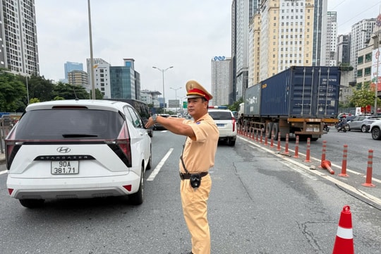 Hà Nội: Cấm xe tải trên 10 tấn lưu thông Vành đai 3 trên cao chiều ngày 4/1
