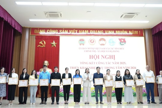 Ủy ban MTTQ xã Hạ Bằng phát huy sức mạnh khối đại đoàn kết toàn dân tộc