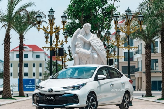Toyota Vios tiếp tục giữ vững "ngôi vương" sedan hạng B năm 2025